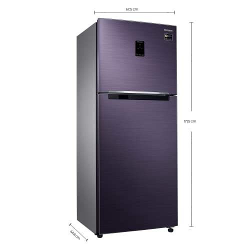 Samsung 394L 2 Star Frost-Free Double Door Digital Inverter Refrigerator (RT39B5538UT/HL, Pebble Blue, 2022 Model) 4