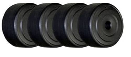 Spanco, Home Gym with 8 Kg. P.V.C Weight Plates (2 Kg. X 4 = 8 Kg.) Curl Rod & Dumbell Rods for Home Gym Exercise, Fitness & Weight Lifting, Body Shaping, Muscles Building, Body Toning, Fat Burning 3