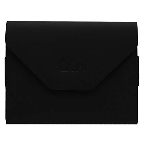 Acm Pouch Case Compatible with Izotron Quattro X7 Tablet Flip Flap Cover Black 3