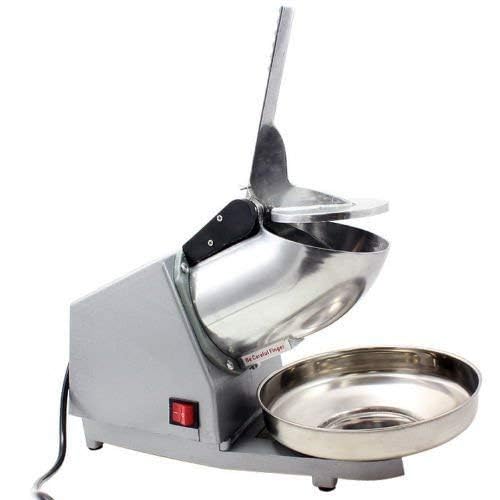 WROPZO Ice Crusher Ice Shaver 2 Blades Food-Grade Stainless Steel Ice Shaved Machine Snow Cone Maker for Home Commercial 6