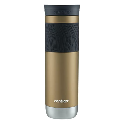Contigo Byron 2.0 Stainless Steel Travel mug with Snapseal Lid and Grip, 24oz, Chardonnay, BPA Free and Leak Proof 1