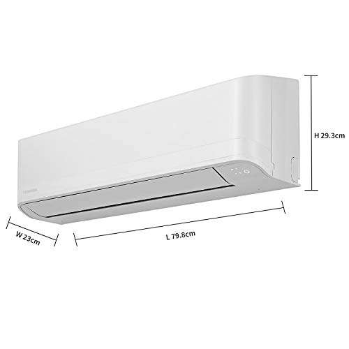 TOSHIBA 1.5 Ton 3 Star Inverter Split AC (Copper, RAS-18HKCV3G-INT +RAS-18HACV3G-INT, Gloss White) 5