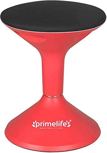 Primelife Plastic Height Adjustable Stool for Classroom,Study Groups,Libraries,Open Spaces collaborative Learning,Behind a Desk or on its own (Revolving Stool Multi), Multicolour, Medium 3