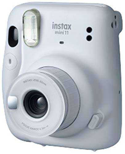 Fujifilm Instax Mini 11 Instant Film Camera - Family Holiday Bundle for Home Party or Kids - 10 Exposures of Instant Film - Ice White 4