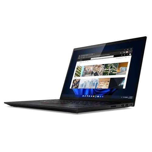 Lenovo ThinkPad X1 Extreme Gen 5 16” WUXGA IPS Laptop 14-Core Intel Core i7-12700H NVIDIA GeForce RTX 3050 Ti 24GB DDR5 1TB SSD WiFi AX BT Webcam HDMI2.1 Backlit KB Fingerprint Windows 11 Pro 3