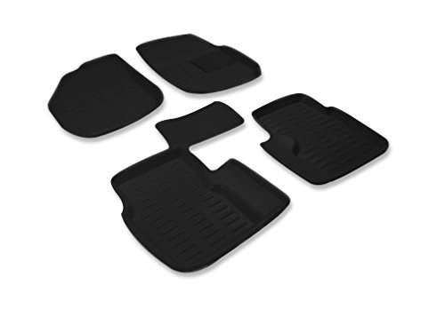 Generic - WV01RCA08834 goodway car mat 3D car Foot mat 3D car Floor mat (Black) for Maruti Wagon r VXI abs Petrol | Black 4
