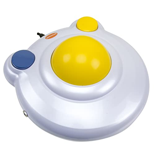 AbleNet BIGtrack 2 Trackball - Adaptive Mouse for Special Needs and Users Who Lack Fine Motor Skills - Big Trackball Mouse with 2 Mice Buttons for Handicap and Disabled - Product #12000006 2
