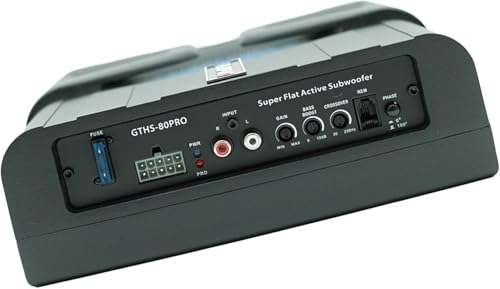 BLAUPUNKT GTHS-80PRO 8" Compact Powered Under-Seat Subwoofer Enclosure 4