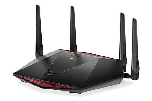 Netgear Nighthawk Pro Gaming 6-Stream WiFi 6 Router (Xr1000)-Ax5400 Wireless Speed (Up to 5.4Gbps)|Dumaos 3.0 Optimizes Lag-Free Server Connections|4 X 1G Ethernet&1 X 3.0 USB Ports,Black,Dual_Band 3