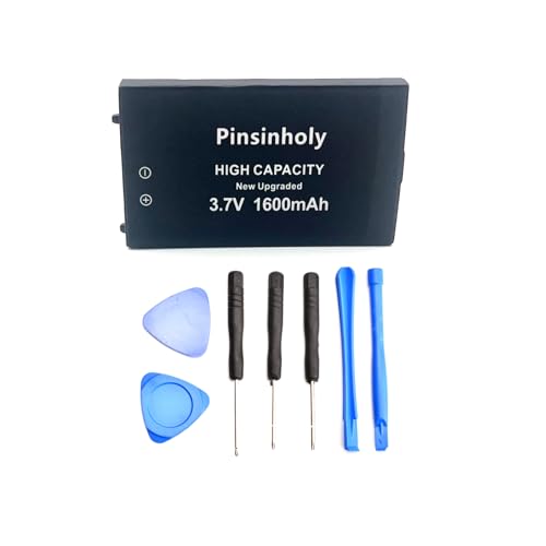 Pinsinholy Gameboy Advance SP GBA Battery, Upgraded High Capacity Rechargeable Lithium-ion Battery for Nintendo GBA SP Gameboy Advance SP AGS-001, SAM-003 1