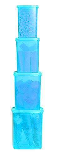 Varmora Plastic Full Storage Container Set, Pista Green, 12 Pieces 2