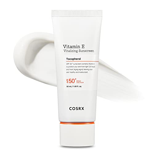 COSRX Daily Spf 50 Vitamin E Sunscreen - Uva/Uvb Protection, Lightweight, No White Cast, Semi Matte Finish, Sebum Balancing, Reef Friendly - All 1