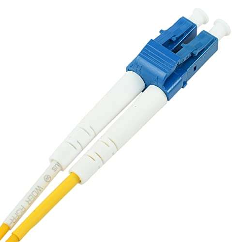 3M LC to LC OS2 Fiber Optic Patch Cable Singlemode Duplex Optical Patch Cord 9/125µm Fiber Optic Cable LC-LC DX 3 Meter (9.8ft) 5
