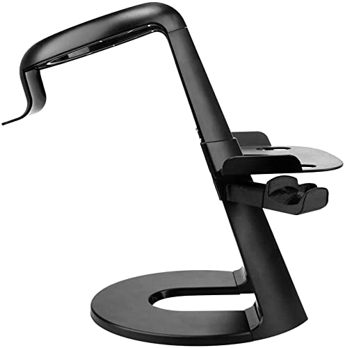 AFAITH VR Stand, Universal VR Headset Display Holder Accessories Storage for Oculus Rift/Rift S/Oculus Quest with Touch Controller 4