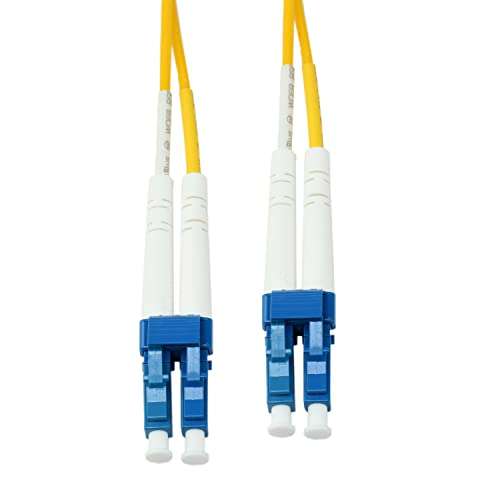 3M LC to LC OS2 Fiber Optic Patch Cable Singlemode Duplex Optical Patch Cord 9/125µm Fiber Optic Cable LC-LC DX 3 Meter (9.8ft) 4