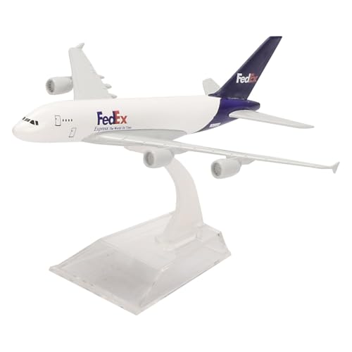 Kartique Aeroplane for Kids FedEx Airlines Die Cast Metal Model | 16 CM Scale Airplane Toy with Stand | Collectible Aircraft Replica for Aviation Lovers, Travel Enthusiasts and Home Decor 3