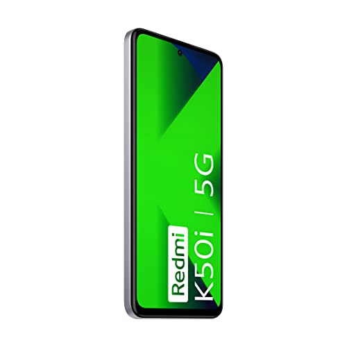 Redmi K50i 5G (Quick Silver, 6GB RAM, 128GB Storage) | Flagship Mediatek Dimensity 8100 Processor | 144Hz Liquid FFS Display 3