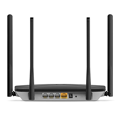 MERCUSYS AC1300 Wireless Dual Band Gigabit Router AC12G 1300Mbps Wi-Fi WiFi Speed & AC1200 Dual Band Wi-Fi Range Extender, Wireless WiFi Repeater, Wi-Fi Booster, Plug and Play, WPS 3