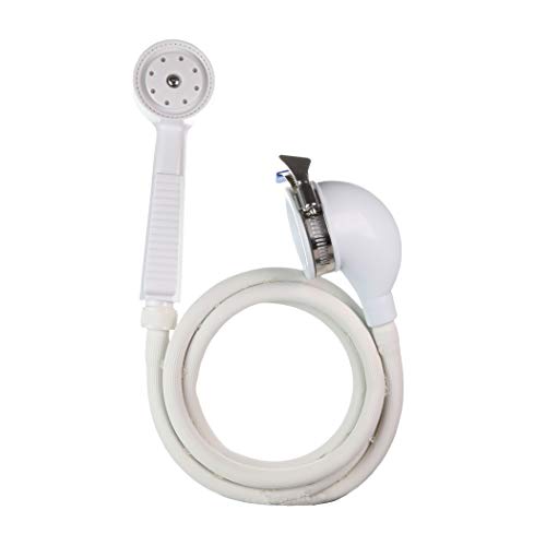 Danco 10086 VersaSpray Portable Hand Held Shower Head Sprayer Fits Bathtubs without Diverter, (Pack of 1), White 1