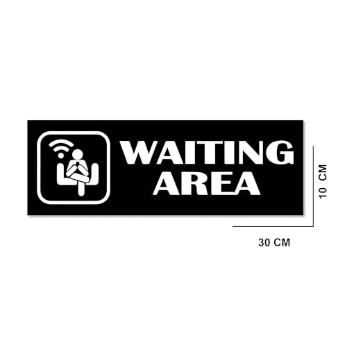 SIGN EVER Waiting Area Sign Boards For Office Hospital Bank Clinic Signage Medical College Doors Commercial Signage Boards L x H 30 Cm x 10 Cm 5