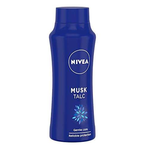 NIVEA Talcum Powder for Men & Women, Musk, For Gentle Fragrance & Reliable Protection Against Body Odour,100 g (Pack of 1) 3