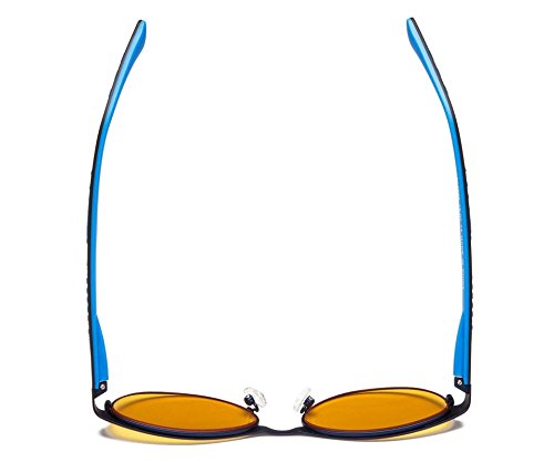 Blue Light Blocking Computer Reading Glasses-Cateye Style for Women (Blue, 1.75) 6