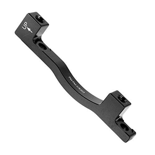 Disc Brake Adaptor, 1pcs Aluminium Alloy Cycling Brake Adaptor with 2pcs Bolts for Front V Brake Caliper PM and Spare Parts 1