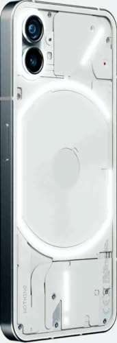 Nothing Phone 1 5G White 8GB RAM 256GB ROM | 6.55 inch 120Hz OLED Display | 50MP + 50MP Rear | 16MP Front Camera | Glyph Interface | Qualcomn Snapdragon 778G+ Processor 4