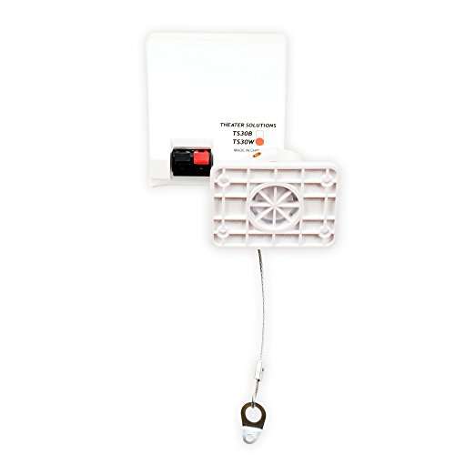 Theater Solutions TS30W Mountable Indoor Speakers White Bookshelf 6 Pair Pack 4