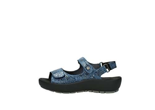 Wolky Women's Flat Sandals, Denim, 7.5-8 2