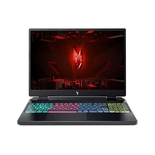 acer 2023 Gaming Laptop | Nitro 16 | Intel Core i7-13620H 10-Core | NVIDIA GeForce RTX 4050 6GB | 64GB DDR5 | 4TB SSD | 16" 1920 x 1200 165Hz | Win11 Home - Wi-Fi 6 - RGB Backlit KB - Obsidian Black 1