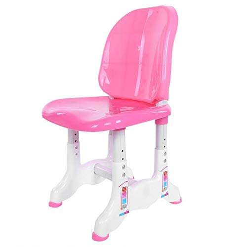 IRIS Ergonomic Kids Desk and Chair Set - Height Adjustable - Eye Protection Lamp for Study Room (Pink) 4