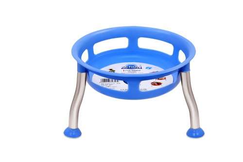 MagnusDeal Multipurpose Pot Stand Deluxe (22.50 cm), Bright, Colorful, Strong and Sturdy Pot Stand.(Colors May Vary) (1pc) Dimension: 22 * 22 * 9 cm 4