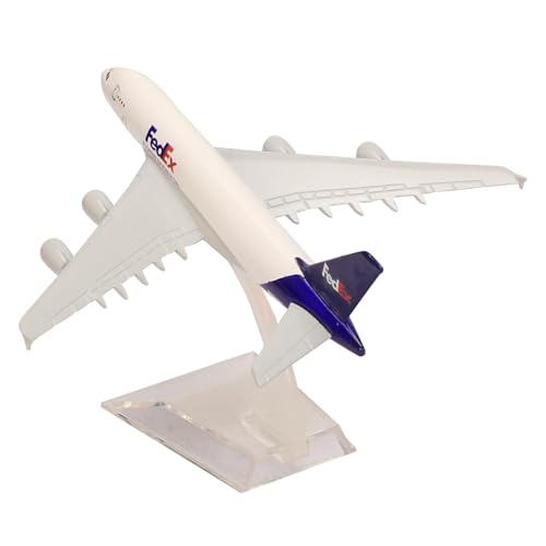 Kartique Aeroplane for Kids FedEx Airlines Die Cast Metal Model | 16 CM Scale Airplane Toy with Stand | Collectible Aircraft Replica for Aviation Lovers, Travel Enthusiasts and Home Decor 4