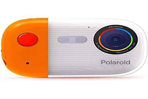 Polaroid Underwater Camera 18mp 4K UHD, Polaroid Waterproof Camera for Snorkeling and Diving with LCD Display, USB Rechargeable Digital Polaroid Camera for Videos and Photos 4