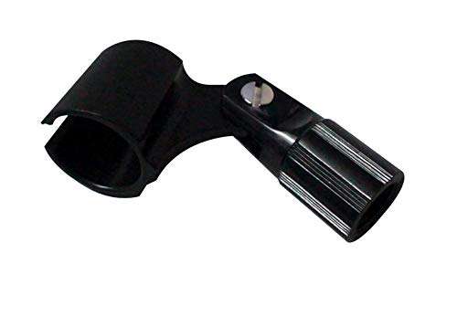 5/8" Mic Clamp Holder Universal for cordless/corded XLR, P38 microphones Pack of 2 (17:) 4