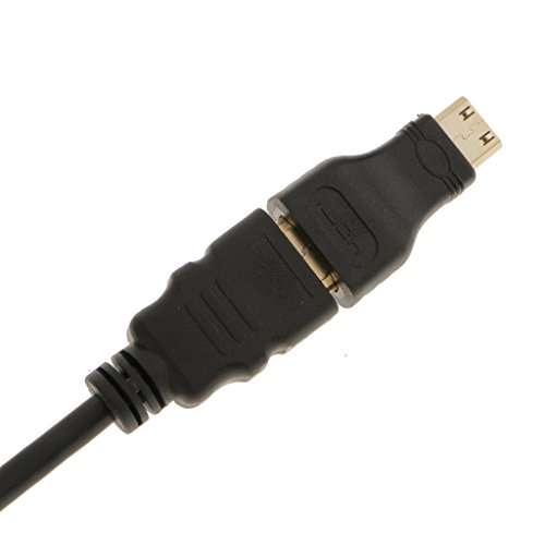 Generic HDMI Male to HDMI Female Video Converter Cable Micro Mini Adapter for DVD 2