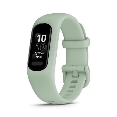 Garmin vívosmart® 5, Fitness Tracker, Long-Lasting Battery, Simple Design, Cool Mint 1