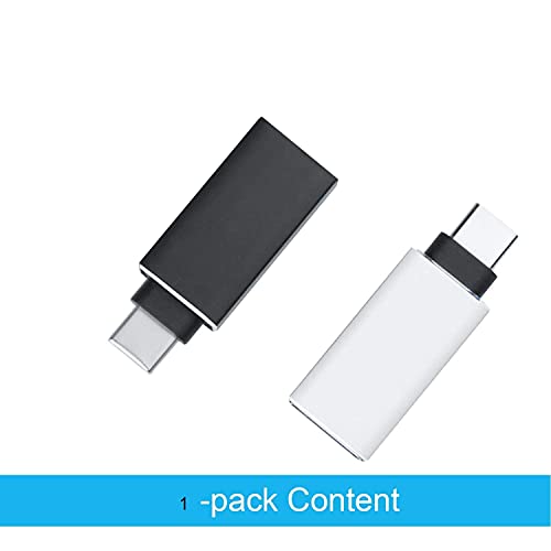 MICROWARE USB C Adapter Hi-Speed USB Type C to USB-A 3.0, USB C to USB 3.0 Female Adapter (Pack of 2) 3