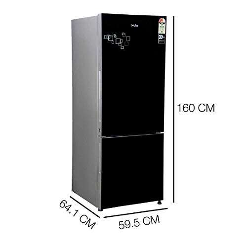 Haier 320 L 2 Star Inverter Frost-Free Double Door Refrigerator (HRB-3404PMG-E, Mirror Glass) 3