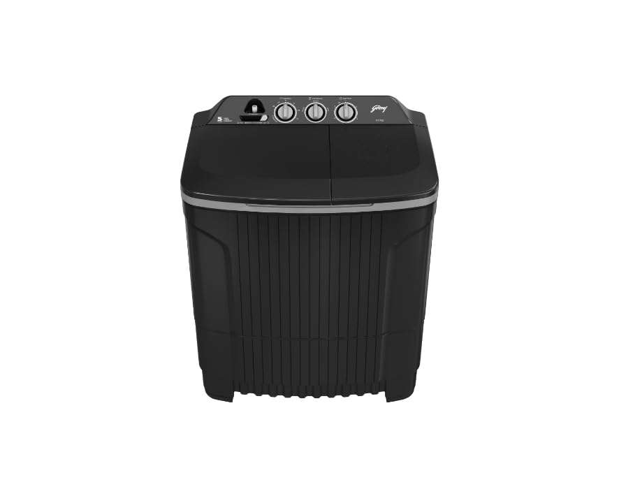 Godrej 8 Kg 5 Star Tri-Roto Scrub Pulsator Semi-Automatic Top Load Washing Machine (WSEDGE CLS 80 5.0 PRA SLGR, Slate Grey) 3