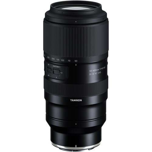 Tamron 50-400mm f/4.5-6.3 Di III VC VXD Lens (Nikon Z) with Pixel Advance Accessories and Travel Bundle | AFA067Z-700 | Tamron 50-400mm Lens 4