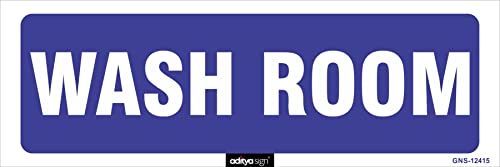 Amazing Sign Wash Room Sign Board for School/Office/Temple/Mall (2)