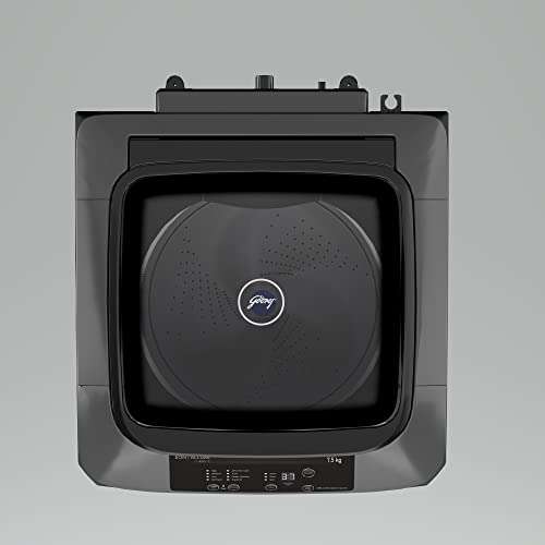 Godrej 7.5 Kg 5 Star Fully-Automatic Top Loading Washing Machine with In Built Heater (WTEON ALR C 75 5.0 FDTH ROGR, Royal Grey) 5