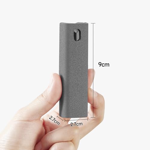 YTT Touchscreen Mist Cleaner, Screen Cleaner, for All Phones, Laptop and Tablet Screens,Two in One Spray and Microfiber Cloth (Grey) 6
