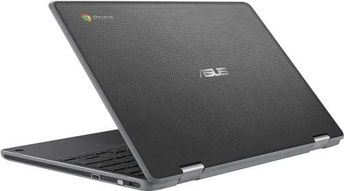 ASUS Chromebook Flip C214MA-YS02T 11.6” Ruggedized and Water Resistant Chromebook, 360 Touchscreen Convertible, Intel N4000, 4GB DDR4 RAM, 32GB Storage, Mil STD design, Chrome OS, Black 3