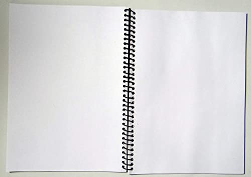 amblitz Spiral Notebook (UnRuled), 6 Subjects- 300 Pages, 70 GSM, 22 * 29 CM. 4