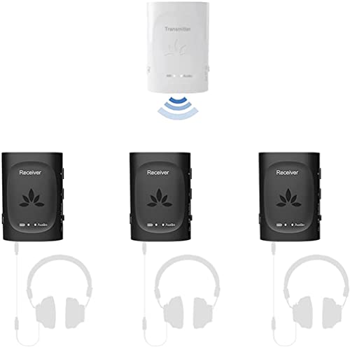 Avantree Audiplex Set with 1 More Add-on Receiver Bundle, Long Range & Low Latency for TV, AV Receivers, Projectors, Broadcast, and Church 3