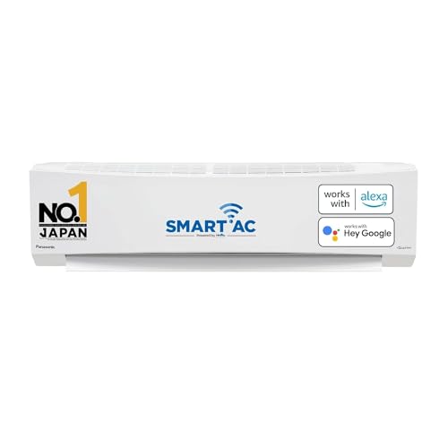 Panasonic 1 Ton 3 Star Wi-Fi Inverter Smart Split AC (Copper Condenser, 7 in 1 Convertible with True AI Mode, PM 0.1 Air Purification Filter, CS/CU-SU12ZKYWA, 2024 Model, White) 1