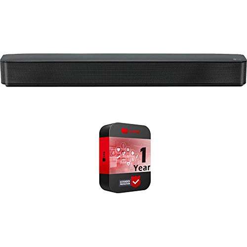 LG SK1 2.0-Channel Compact Sound Bar with Bluetooth - (SK1) + 1 YR CPS Enhanced Protection Pack 1